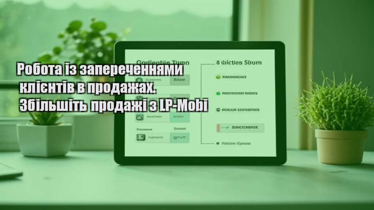Робота із запереченнями клієнтів в продажах. Збільшіть продажі з LP-Mobi