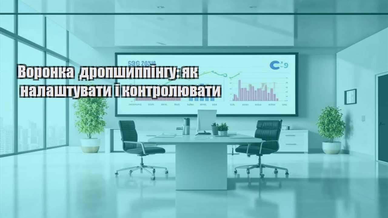 Воронка дропшиппінгу: як налаштувати і контролювати