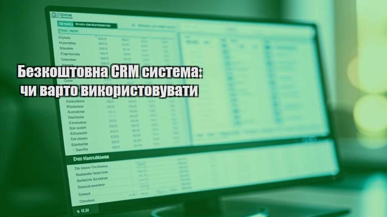 Безкоштовна CRM система: чи варто використовувати