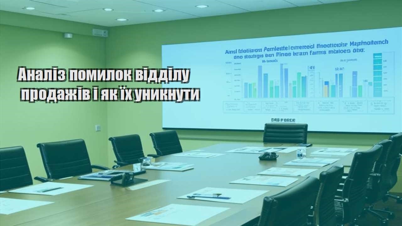 Аналіз помилок відділу продажів і як їх уникнути