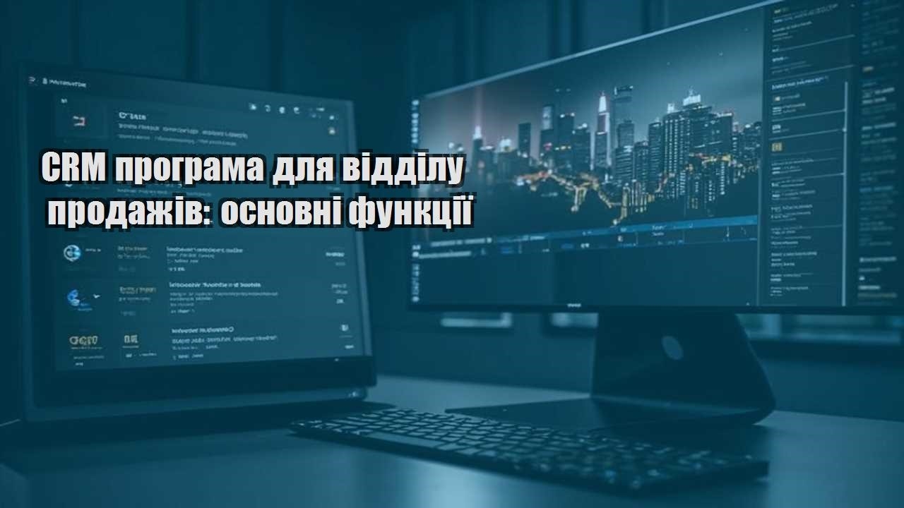 CRM програма для відділу продажів: основні функції