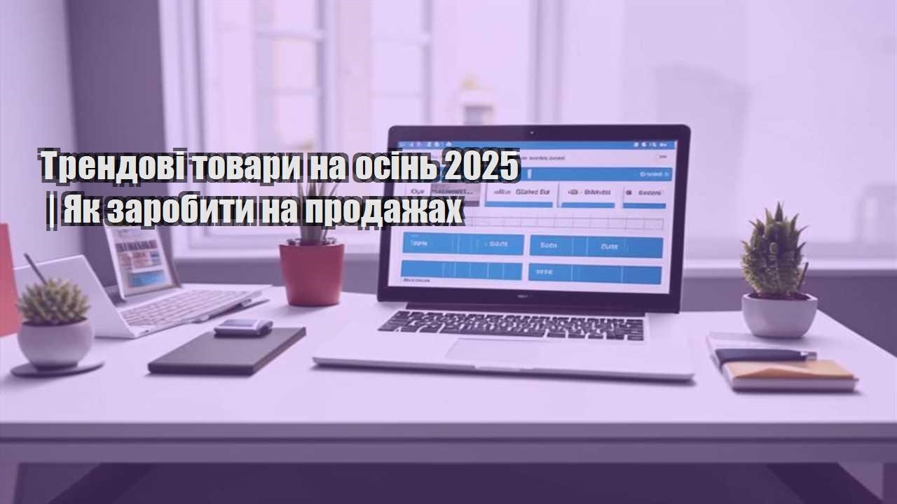 Трендові товари на осінь 2025 | Як заробити на продажах
