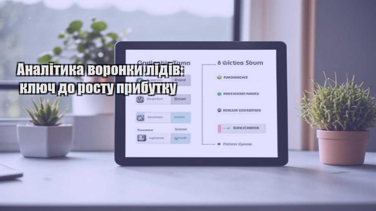 Аналітика воронки лідів: ключ до росту прибутку