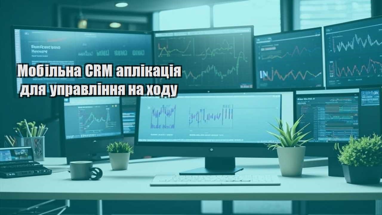 Мобільна CRM аплікація для управління на ходу