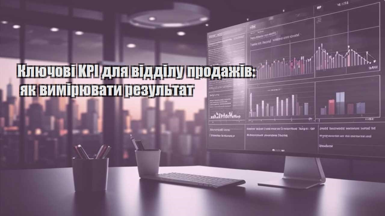 Ключові KPI для відділу продажів: як вимірювати результат