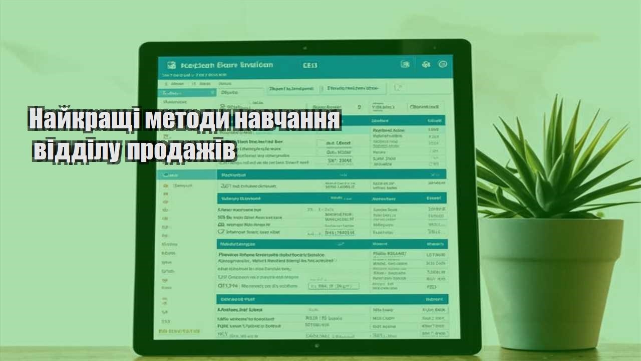 Найкращі методи навчання відділу продажів