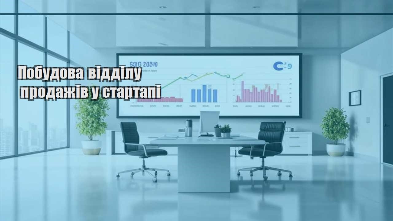 Побудова відділу продажів у стартапі