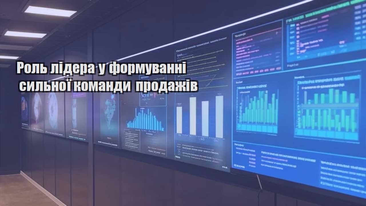 rol lidera u formuvanni sylnoyi komandy prodazhiv
