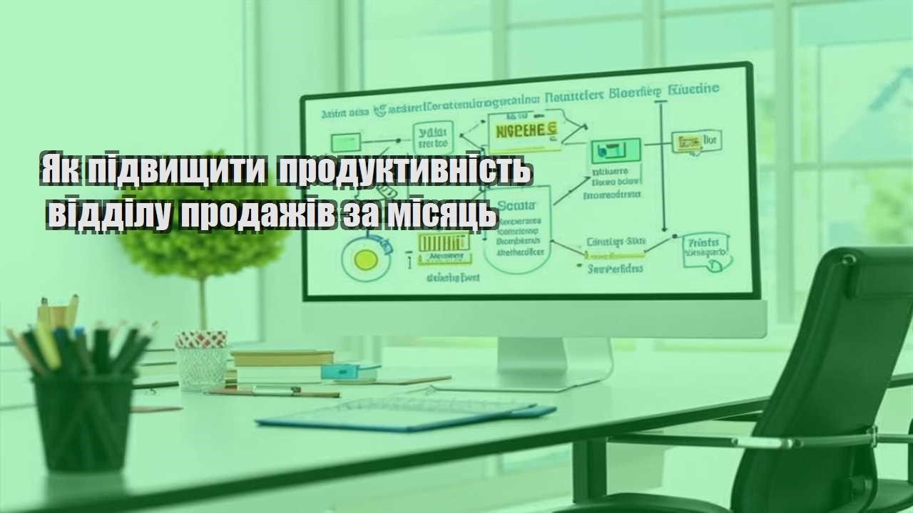 Як підвищити продуктивність відділу продажів за місяць