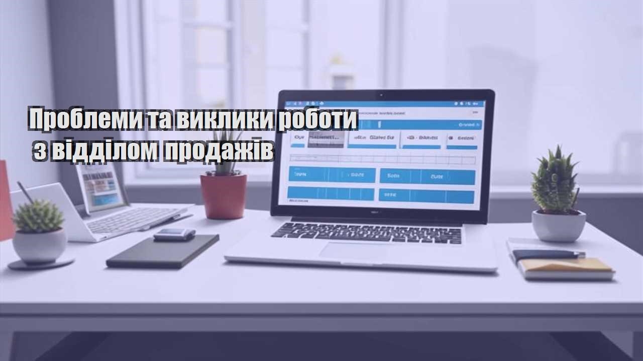 Проблеми та виклики роботи з відділом продажів