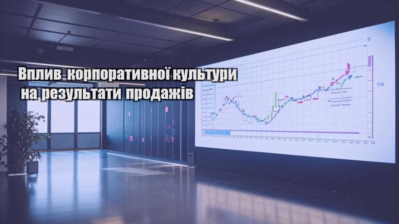 Вплив корпоративної культури на результати продажів