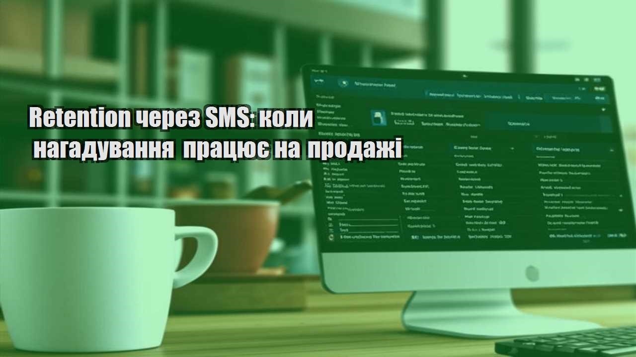 Retention через SMS: коли нагадування працює на продажі