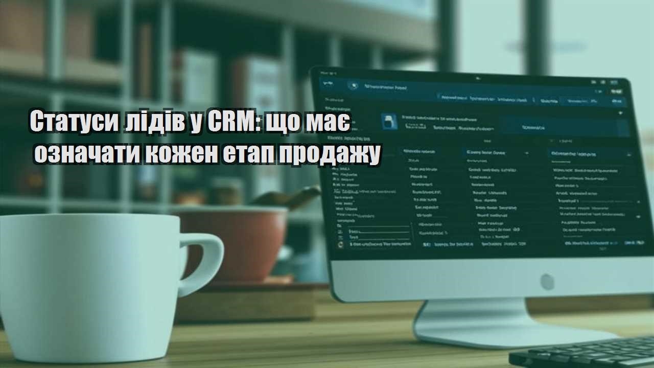 Статуси лідів у CRM: що має означати кожен етап продажу