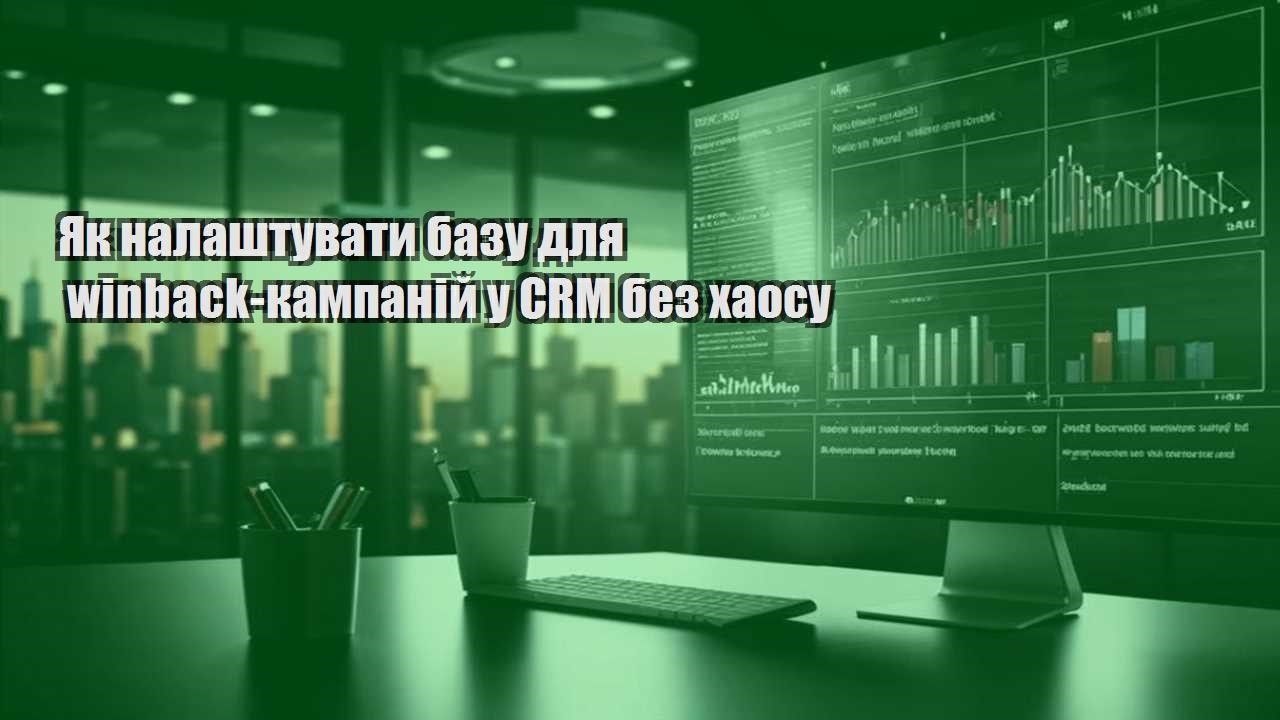 Як налаштувати базу для winback-кампаній у CRM без хаосу