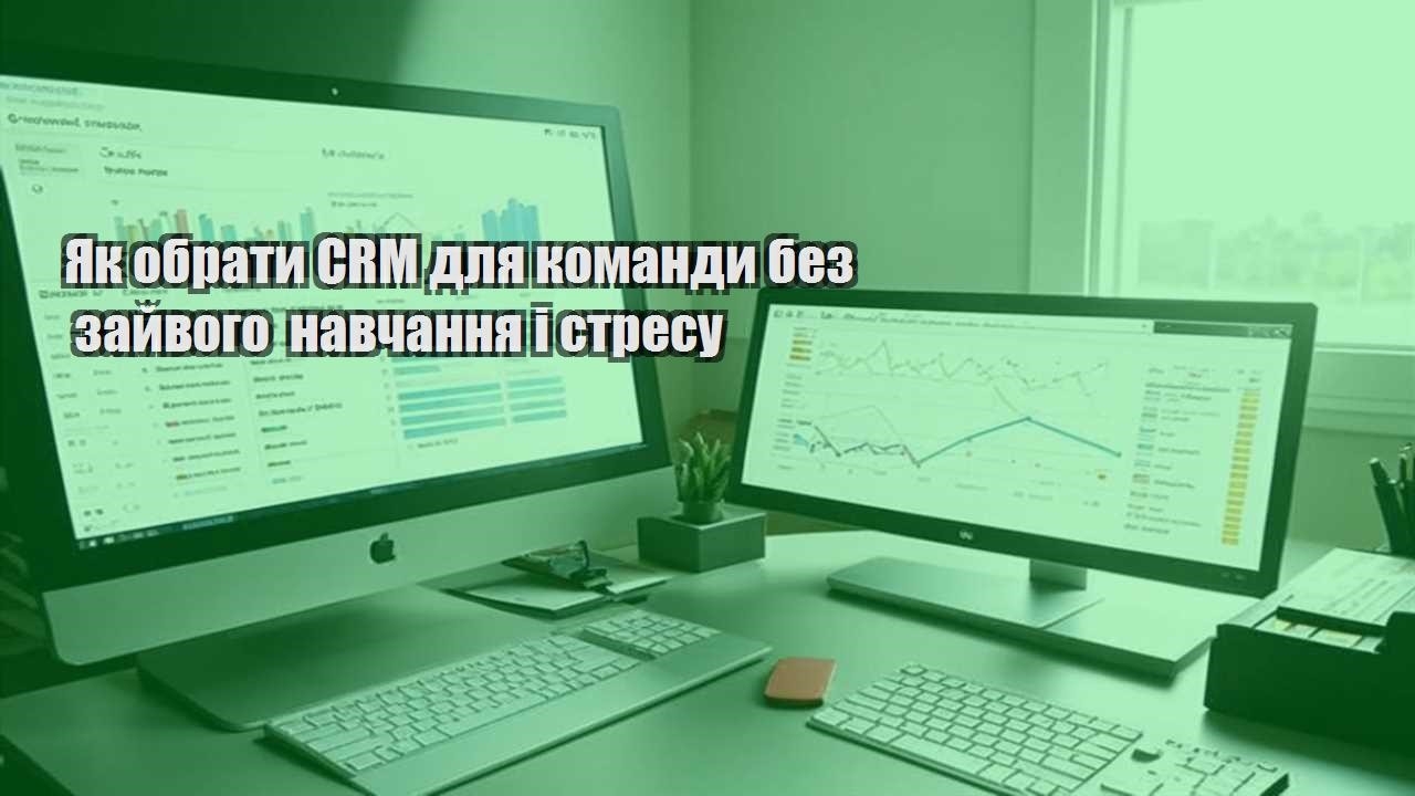 Як обрати CRM для команди без зайвого навчання і стресу