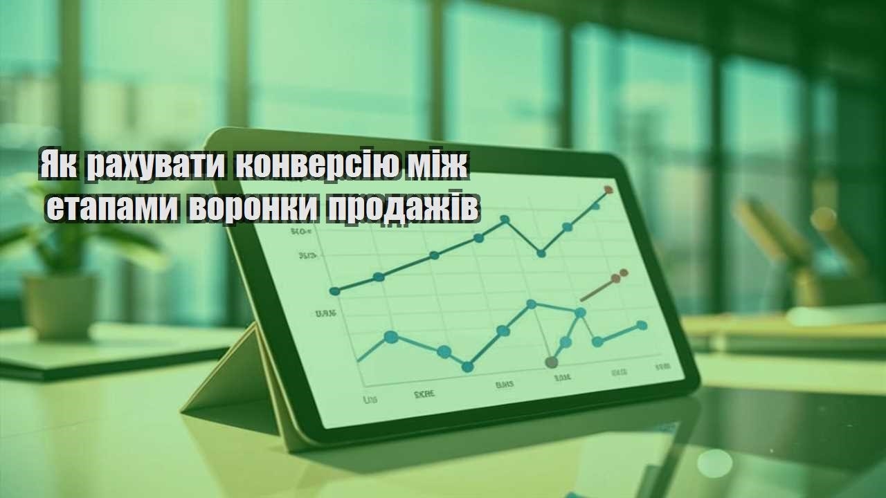 Як рахувати конверсію між етапами воронки продажів