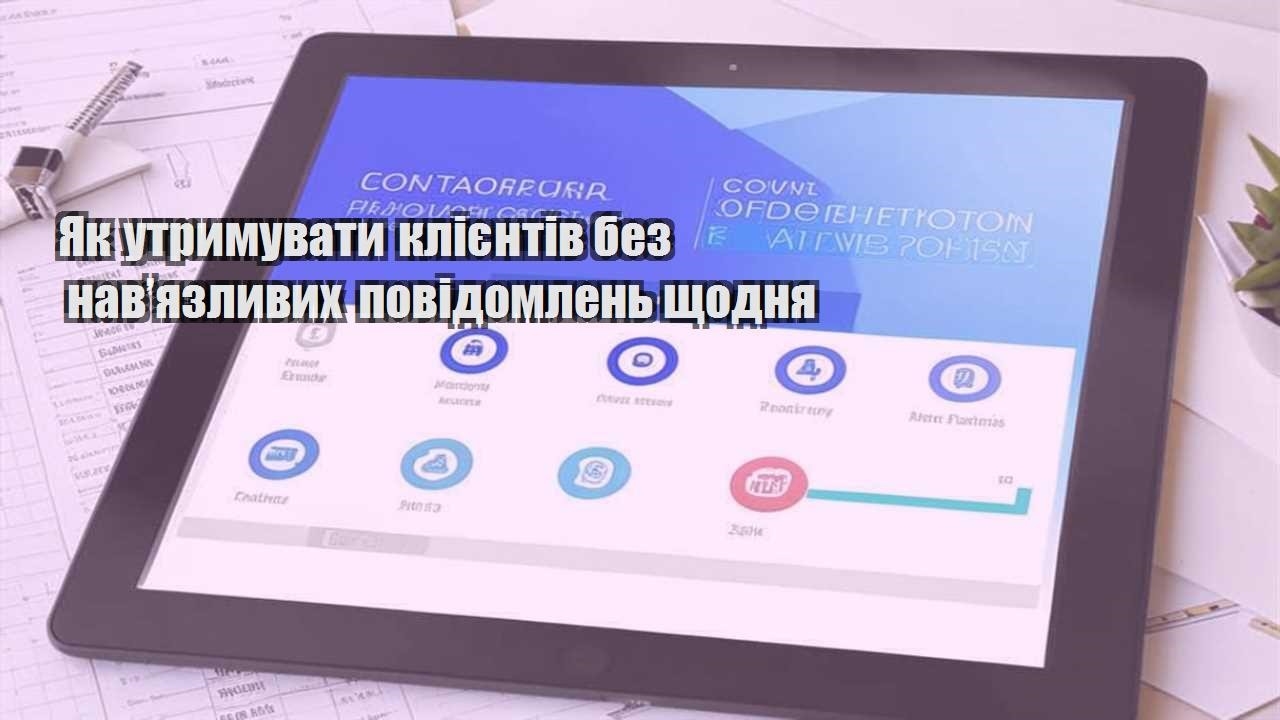 Як утримувати клієнтів без нав’язливих повідомлень щодня