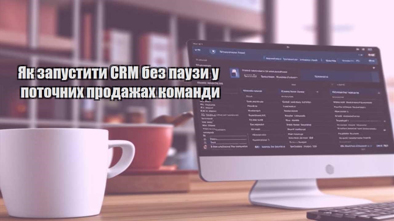 Як запустити CRM без паузи у поточних продажах команди