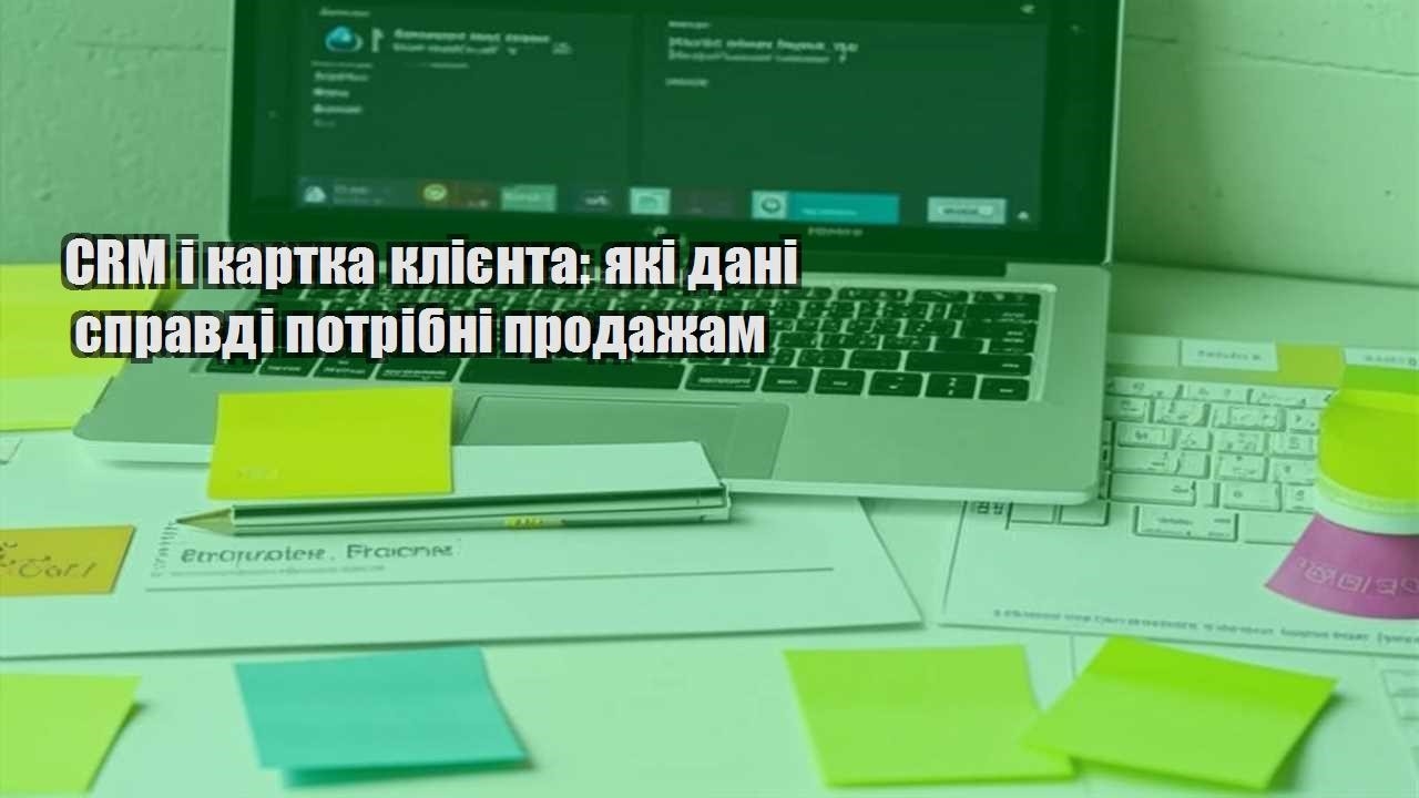 CRM і картка клієнта: які дані справді потрібні продажам