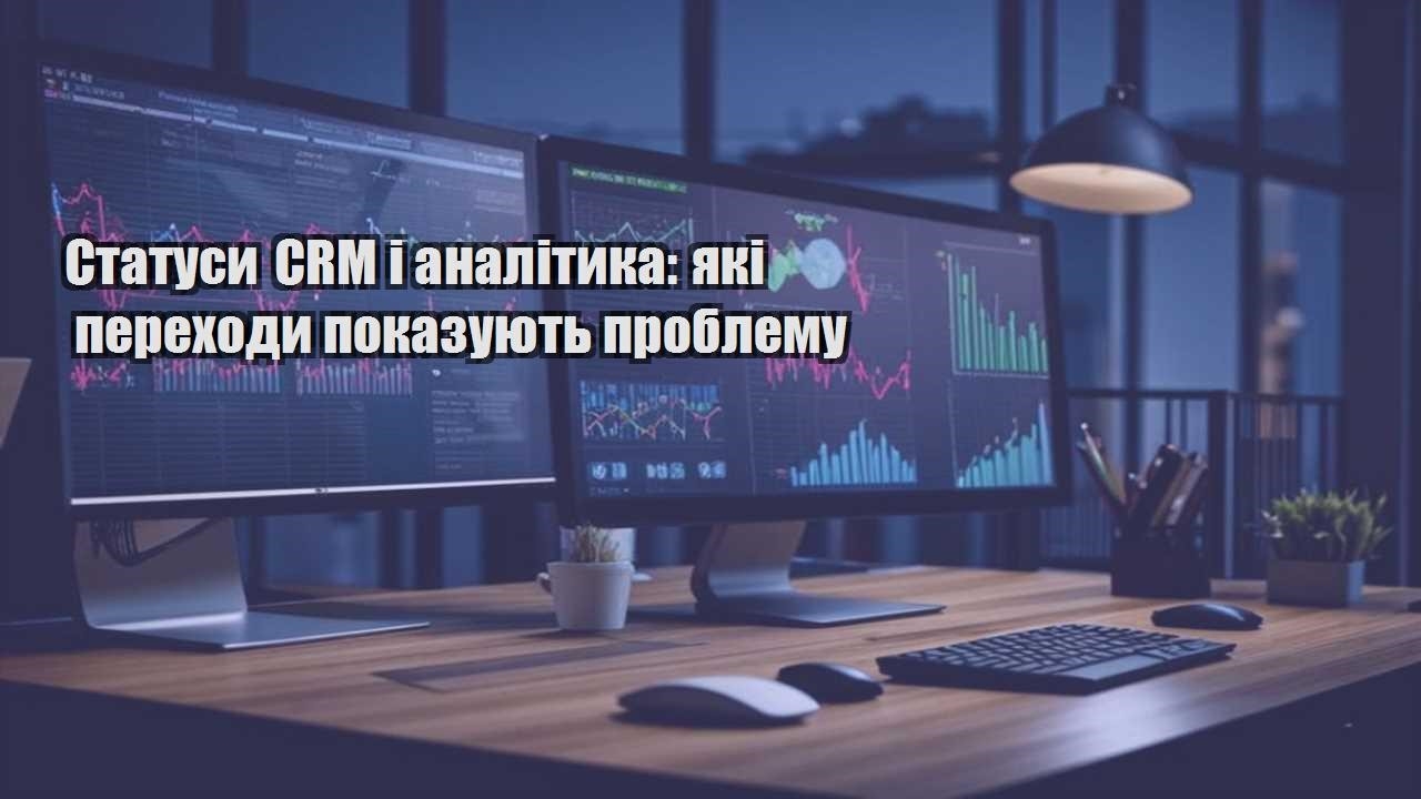 Статуси CRM і аналітика: які переходи показують проблему