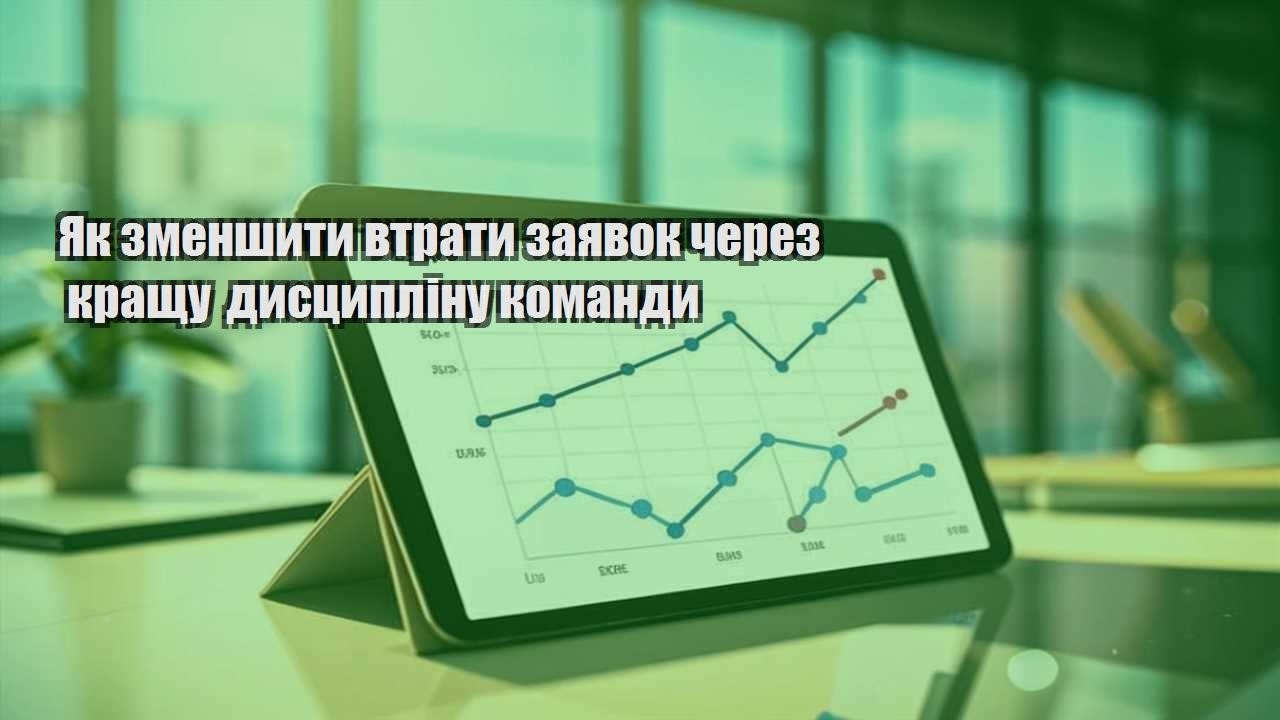 Як зменшити втрати заявок через кращу дисципліну команди