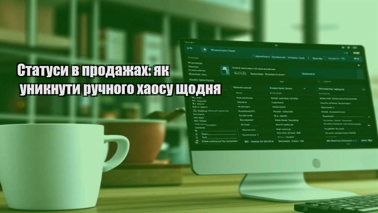 Статуси в продажах: як уникнути ручного хаосу щодня
