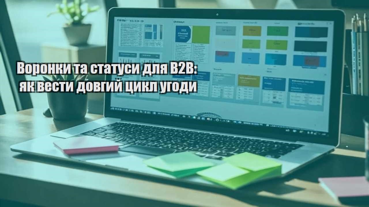 Воронки та статуси для B2B: як вести довгий цикл угоди