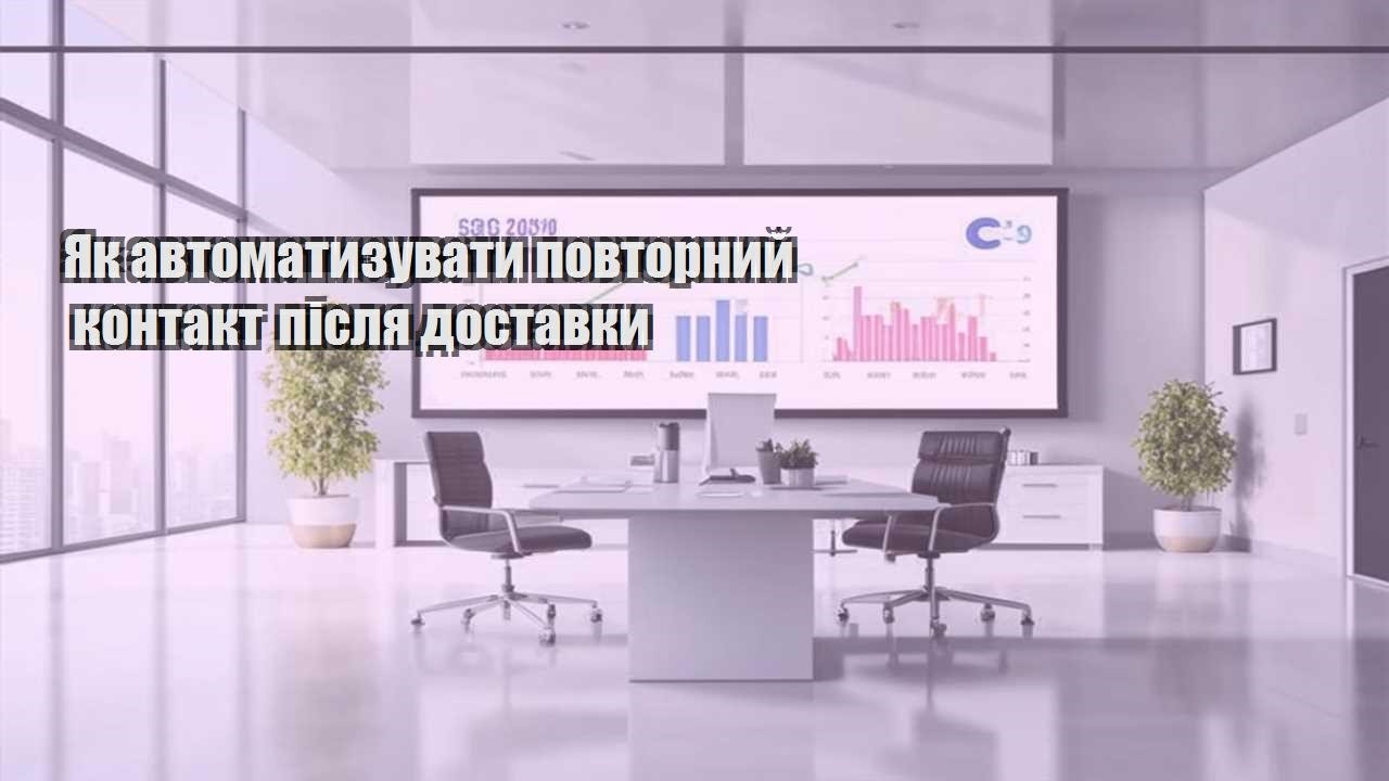 Як автоматизувати повторний контакт після доставки