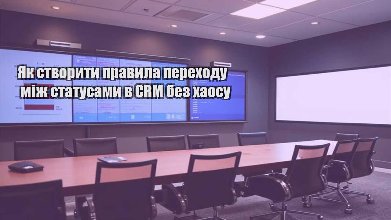 Як створити правила переходу між статусами в CRM без хаосу