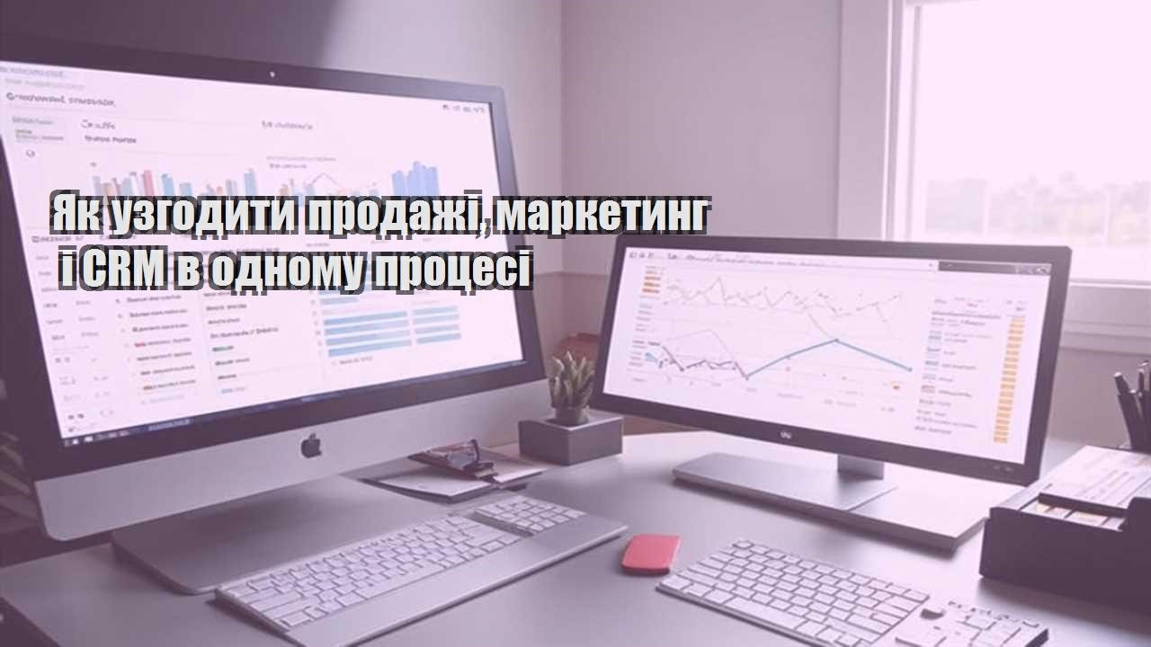 Як узгодити продажі, маркетинг і CRM в одному процесі