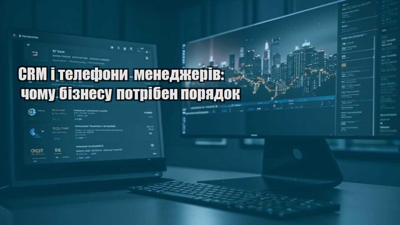CRM і телефони менеджерів: чому бізнесу потрібен порядок