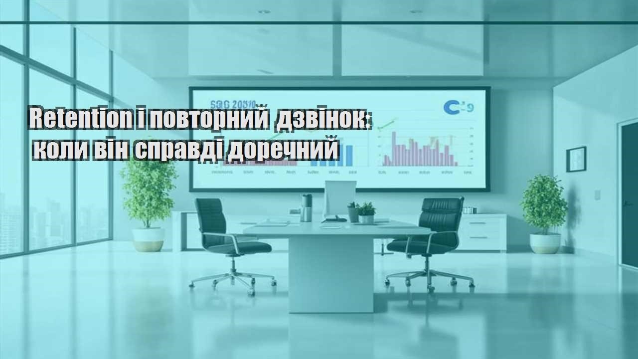 Retention і повторний дзвінок: коли він справді доречний
