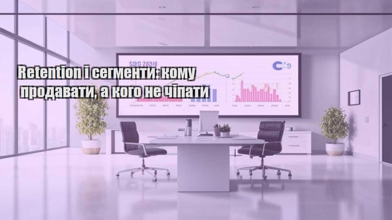 Retention і сегменти: кому продавати, а кого не чіпати