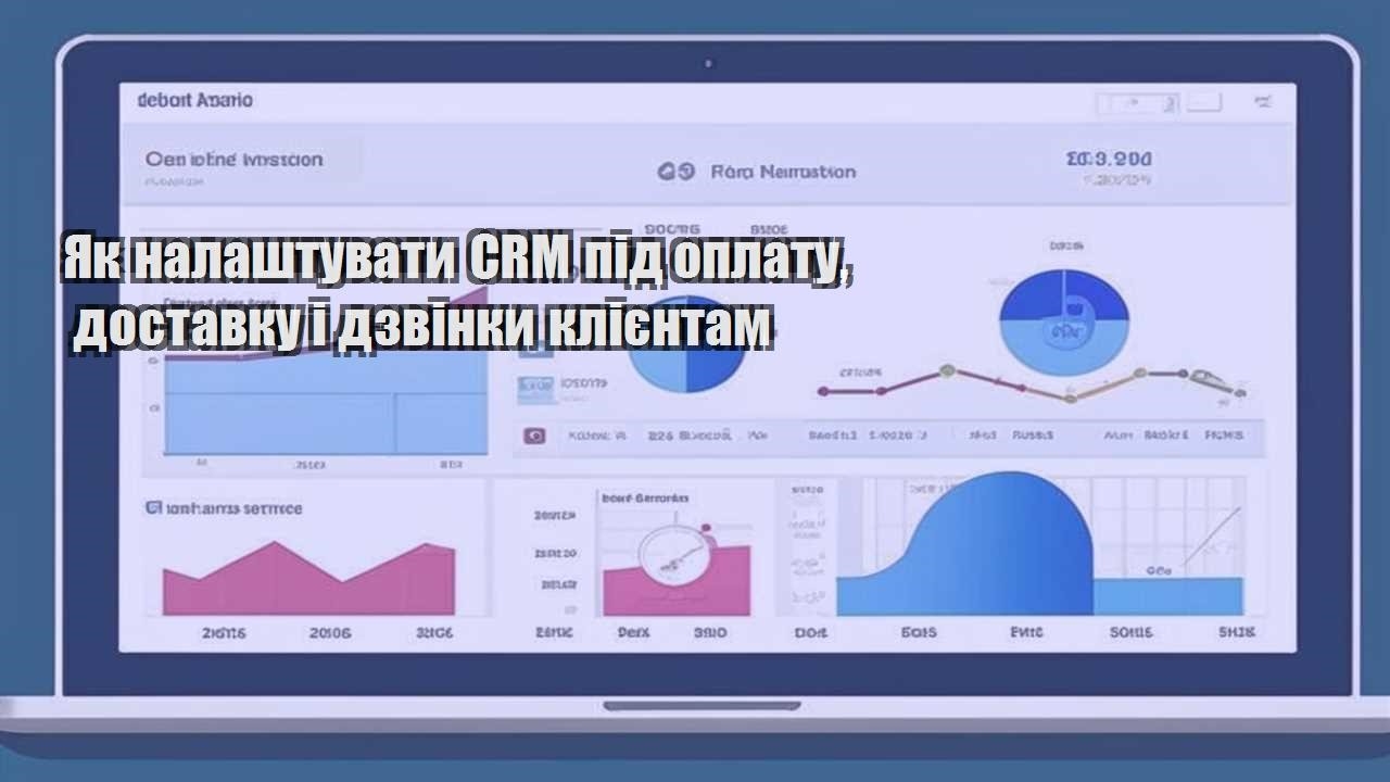 Як налаштувати CRM під оплату, доставку і дзвінки клієнтам