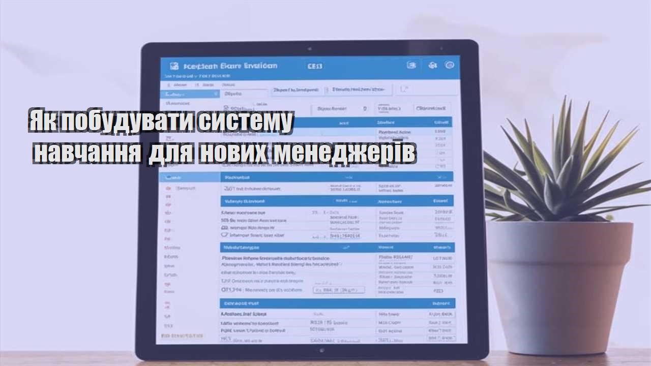 Як побудувати систему навчання для нових менеджерів