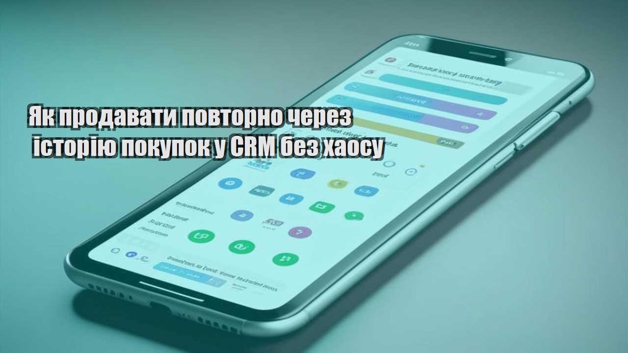Як продавати повторно через історію покупок у CRM без хаосу