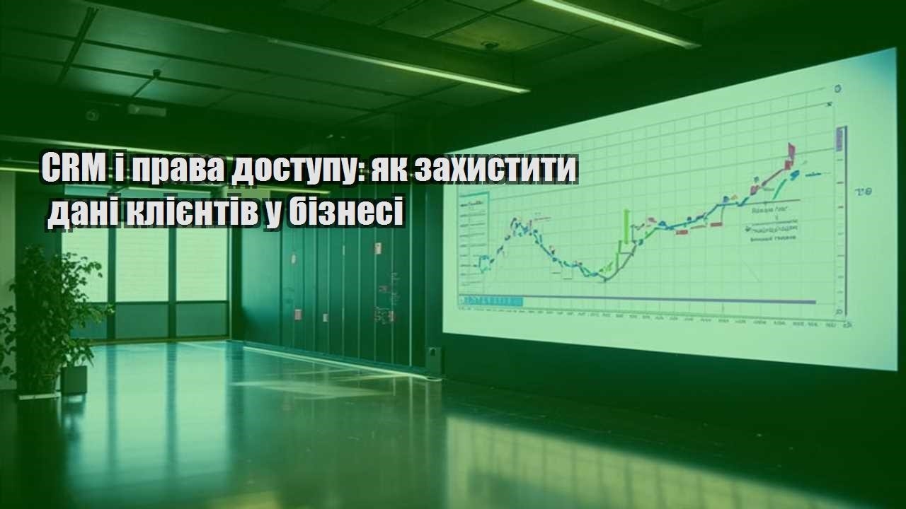 CRM і права доступу: як захистити дані клієнтів у бізнесі