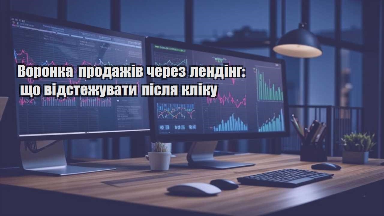 Воронка продажів через лендінг: що відстежувати після кліку
