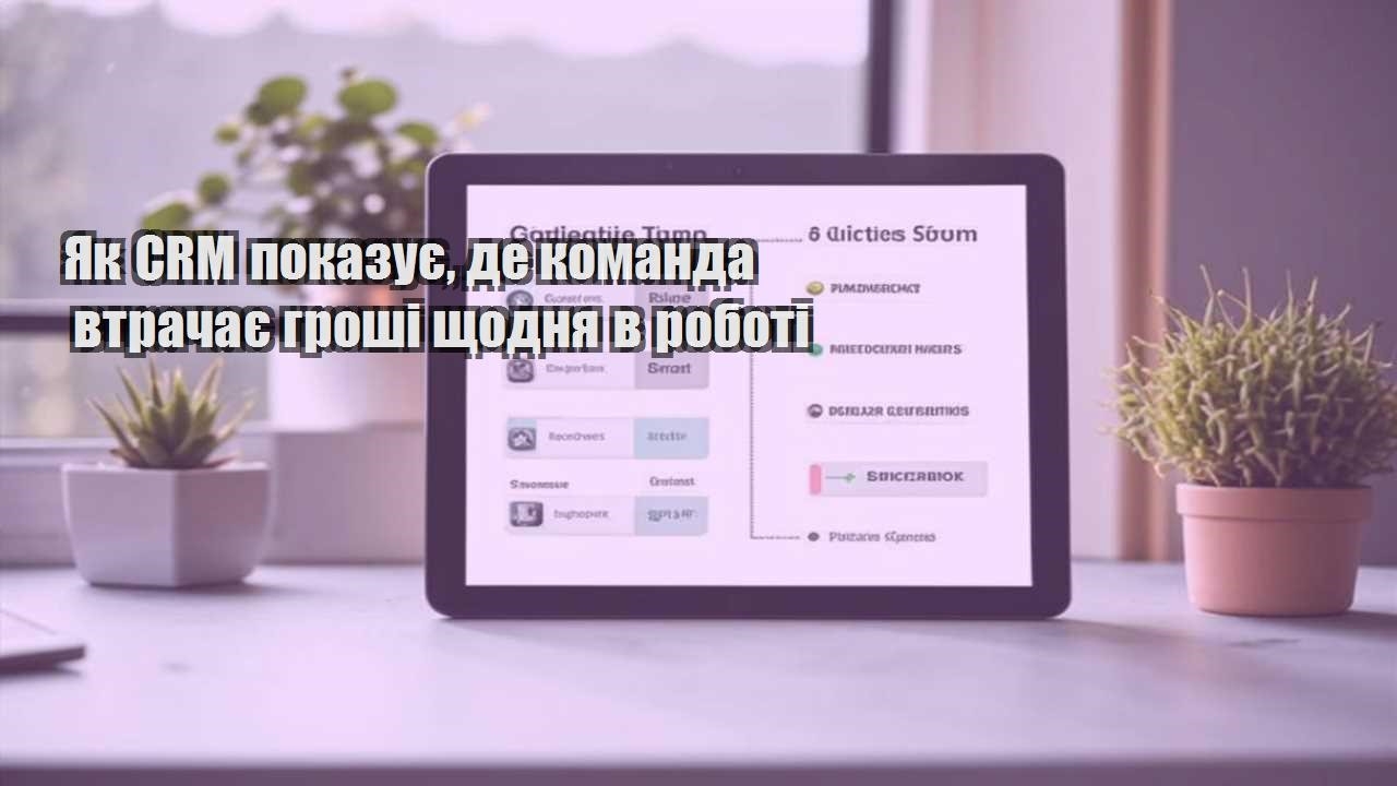 Як CRM показує, де команда втрачає гроші щодня в роботі