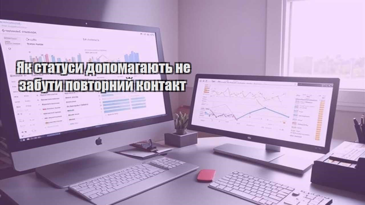 Як статуси допомагають не забути повторний контакт