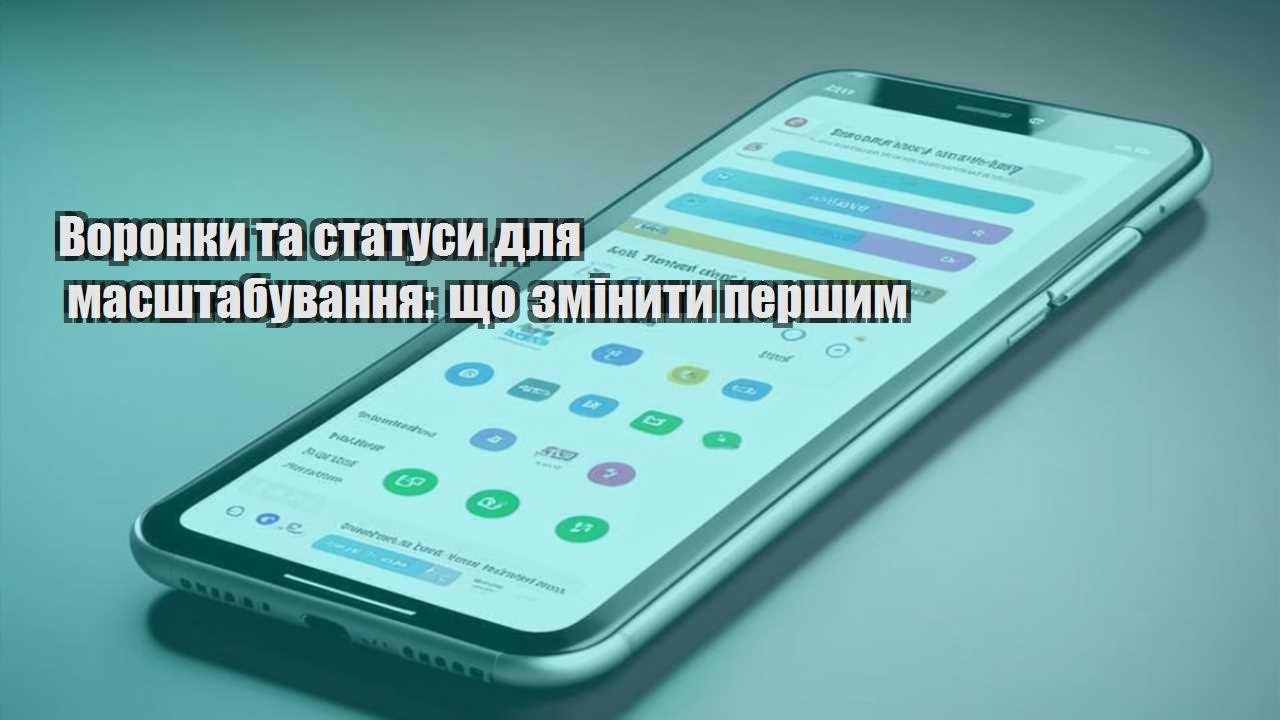 Воронки та статуси для масштабування: що змінити першим